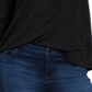Top de renda feminino Style &amp; Co, preto, tamanho pequeno GG
