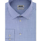 Camisa social masculina xadrez Kenneth Cole, lavável à máquina, azul, tamanho 18 18/5