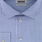 Camisa social masculina xadrez Kenneth Cole, lavável à máquina, azul, tamanho 18 18/5