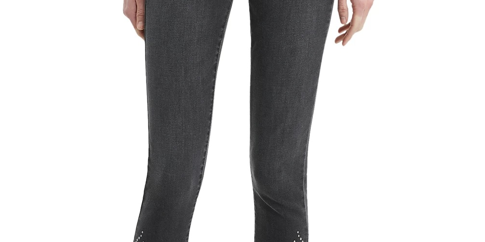 Calça jeans skinny Levi's 721 High Rise Ankle Feminina, preta, tamanho 25