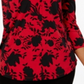 Top estampado feminino Charter Club rosa - tamanho pequeno GG