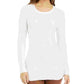 Suéter feminino de ponto misto Style &amp; Co, branco, tamanho grande