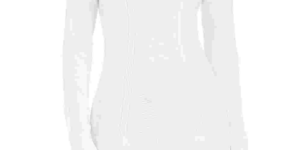 Suéter feminino de ponto misto Style &amp; Co, branco, tamanho grande