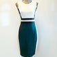 Vestido Calvin Klein Feminino Sem Mangas Acima do Joelho Bodycon Bege Multi Tamanho 20W