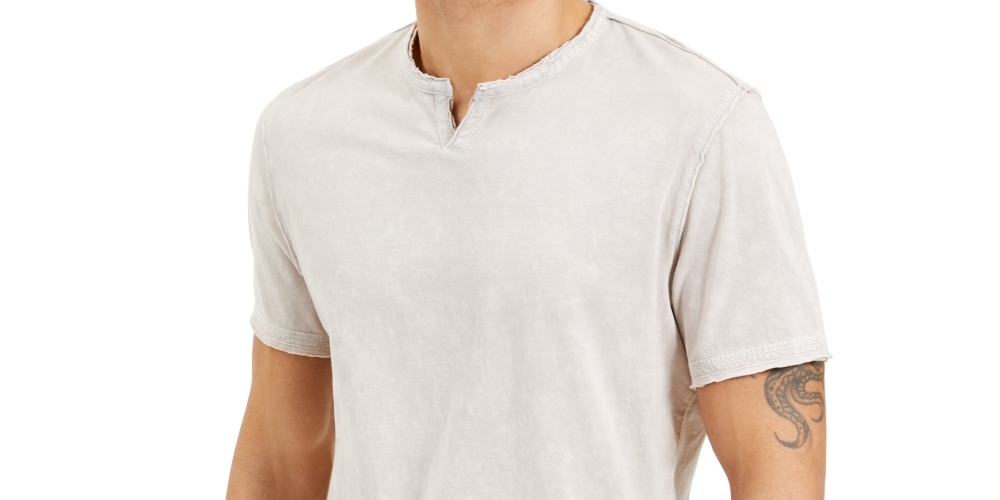 Camiseta masculina tie-dye da INC International Concepts Row, cinza, tamanho XX-G