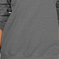 Blusa feminina Karen Scott com manga comprida e gola redonda, cor carvão, tamanho pequeno e pequeno