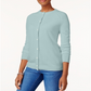 Karen Scott Cardigan Feminino com Botões e Contas Blue Moon Tamanho X-G