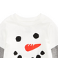 Camiseta de algodão com estampa de boneco de neve First Impressions para bebês meninos, tamanho 24 meses