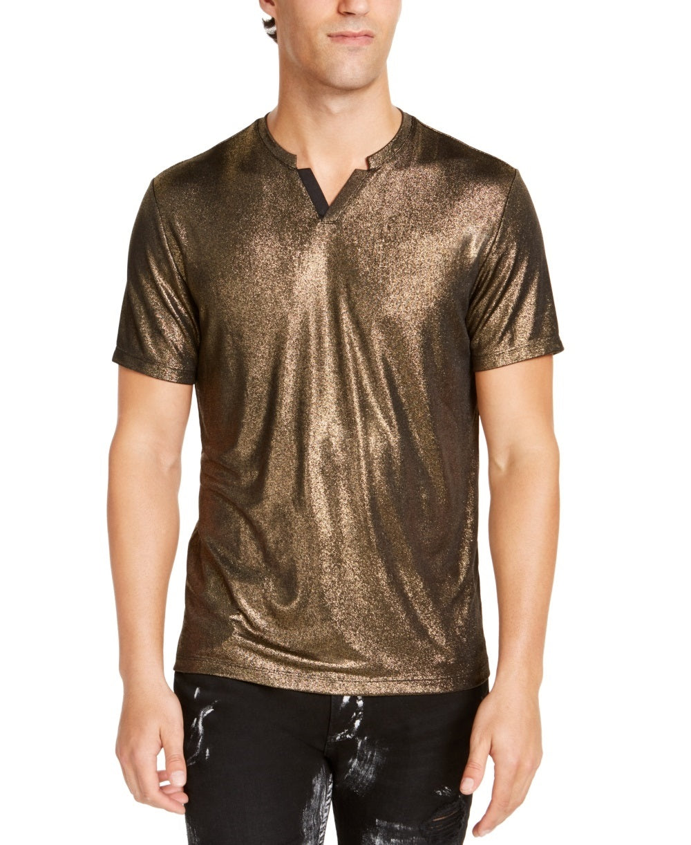 Camiseta Galaxy Masculina INC International Concepts Amarela Tamanho XXG