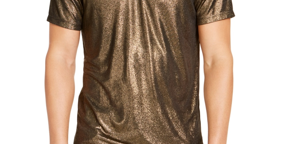 Camiseta Galaxy Masculina INC International Concepts Amarela Tamanho XXG