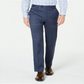 Calça social masculina Ralph Lauren de lã mista Windop, azul, tamanho 38x30