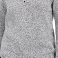 Karen Scott Suéter Henley de algodão com acabamento em ferragens feminino, tamanho natural, pequeno, grande