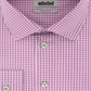 Camisa social masculina xadrez clássica Kenneth Cole Regular Fit, roxa, tamanho 36x37