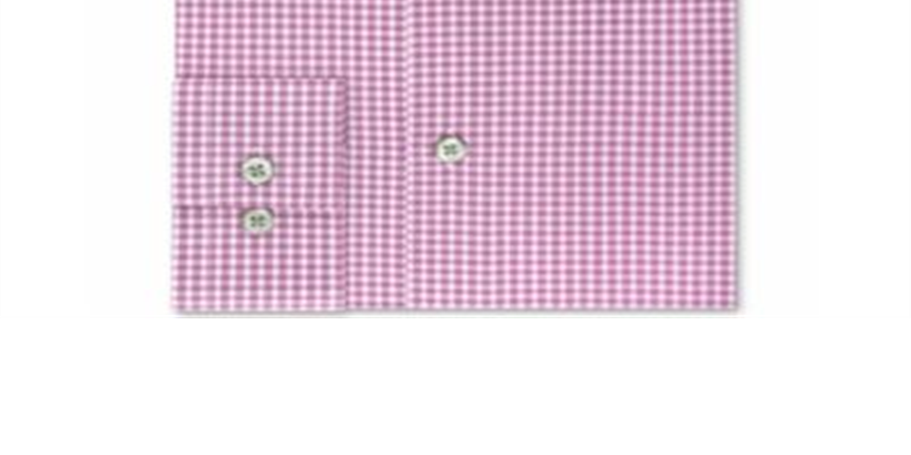 Camisa social masculina xadrez clássica Kenneth Cole Regular Fit, roxa, tamanho 36x37