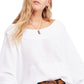 Camiseta térmica Westend feminina Free People, tamanho branco, tamanho X-S