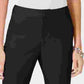 Calça feminina preta reta INC International Concepts para uso no trabalho, tamanho 4