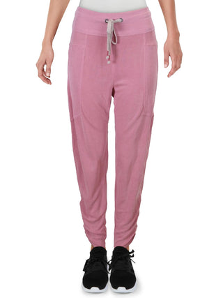 Calça de moletom feminina Free People, confortável, rosa, tamanho extrapequeno