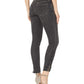 Calça jeans skinny Levi's 711 feminina, preta, tamanho 28W