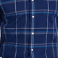 Camisa Barbour Tailo Fit Highland Check Masculina Azul