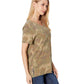 Camiseta feminina Free People Tourist Laranja Tamanho P