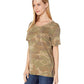 Camiseta feminina Free People Tourist Laranja Tamanho P