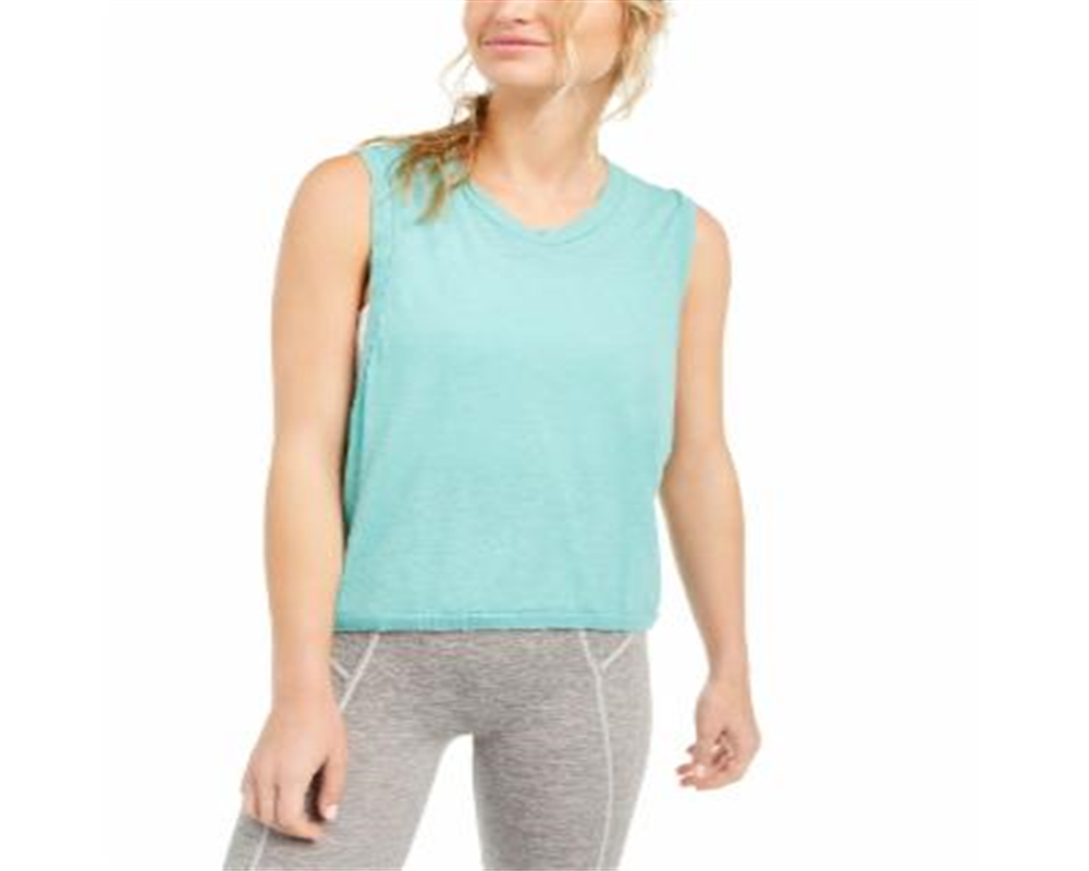 Camiseta Love Tank Feminina Free People Verde Tamanho Grande