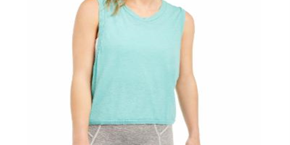 Camiseta Love Tank Feminina Free People Verde Tamanho Grande
