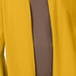 Cardigan feminino Alfani com manga amarrada, amarelo, tamanho grande
