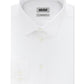 Camisa masculina Kenneth Cole de algodão misto com botões separados, branca, tamanho 32-33