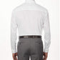 Camisa masculina Kenneth Cole de algodão misto com botões separados, branca, tamanho 32-33