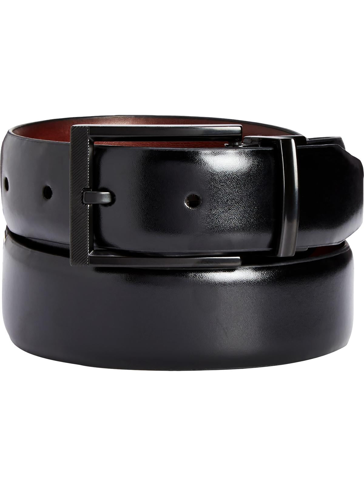 Cinto elástico reversível Alfani masculino, preto, tamanho M