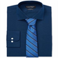 Camisa social masculina Ralph Lauren Slim Fit, sem passar, azul, tamanho 15x34-35
