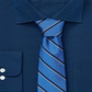 Camisa social masculina Ralph Lauren Slim Fit, sem passar, azul, tamanho 15x34-35