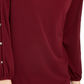 Blusa feminina NY Collection com mangas divididas, vermelha, tamanho pequeno, médio