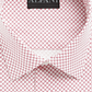 Camisa social masculina Alfani com gola estampada e ajuste fino, elástica, branca, tamanho 32-33