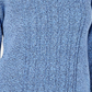 Karen Scott Suéter Feminino Texturizado de Malha Manga Longa Gola Alta Azul Tamanho Pequeno