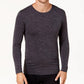 Camisa de gola redonda com camada de base masculina 32 Degrees, cinza, tamanho médio