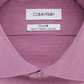 Camisa social Calvin Klein masculina slim fit, elástica, sem passar, rosa, tamanho 16x32x33