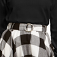 Blusa de gola alta aconchegante feminina Bar III, preta, tamanho XX-G