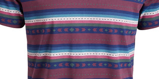 Camiseta masculina American Rag com estampa asteca, vermelha, tamanho XX-G