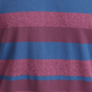 Camiseta masculina listrada American Rag com decote em V, vinho, vários tamanhos, médio