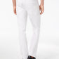 Calça jeans masculina sólida INC International Concepts, branca, tamanho 36X30