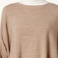 Poncho assimétrico com babados Karen Scott feminino marrom tamanho P/M