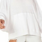 Free People Feminino Westend Térmico Branco Tamanho Grande