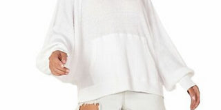 Free People Feminino Westend Térmico Branco Tamanho Grande