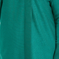 JM Collection Suéter Feminino com Cadarço e Gola Redonda Verde Tamanho 1X