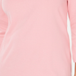 Blusa feminina Karen Scott de algodão com gola xale e botões, rosa, tamanho pequeno