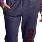 Calça de moletom feminina Champion Vintage Wash Reverse Weave, azul marinho, tamanho X-S