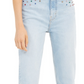 Calça jeans Levi's feminina de cintura alta com detalhes, azul, tamanho 30