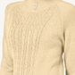 Karen Scott Suéter Feminino Petite Cable-Knit Amarelo Tamanho Petite X-Large